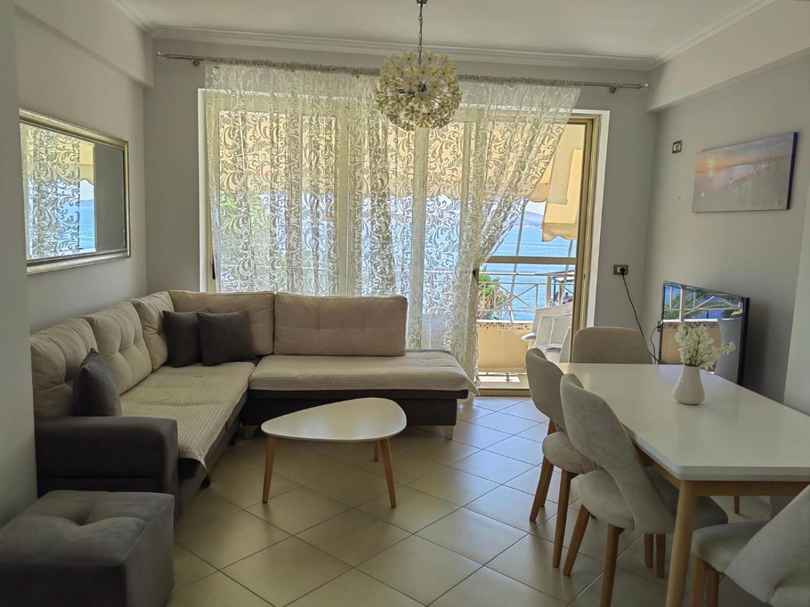 Apartment in Saranda Bagian luar foto