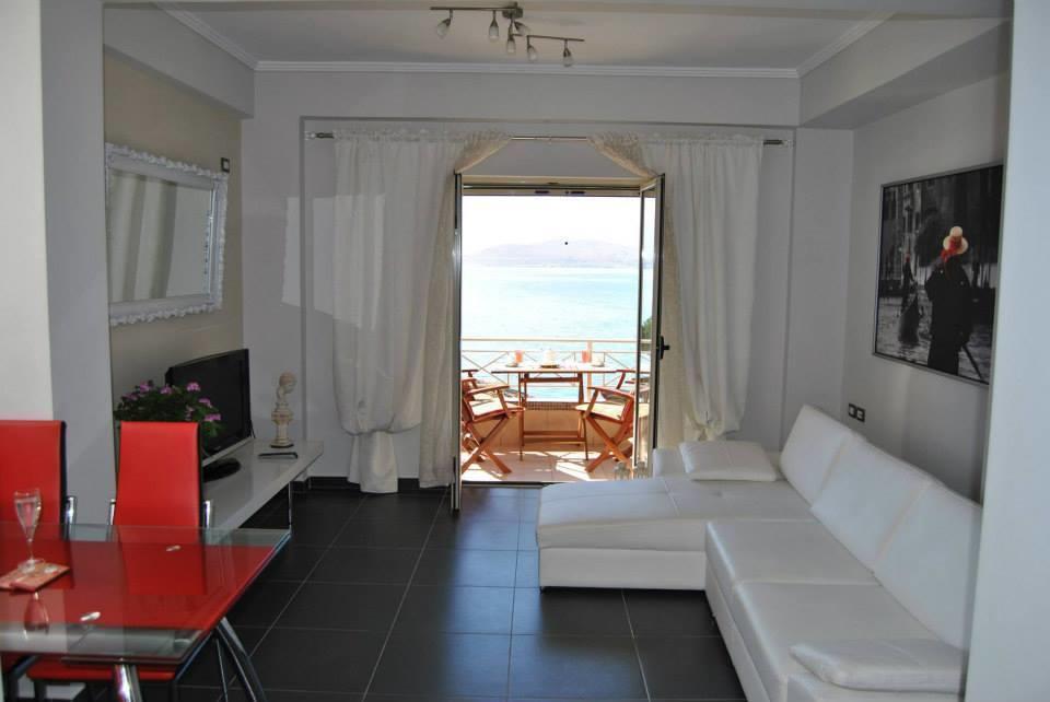 Apartment in Saranda Bagian luar foto